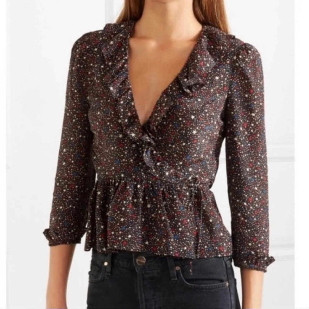 Madewell Silk Tie Blouse - Picture 2 of 9